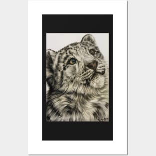 Snow Leopard Cub Posters and Art